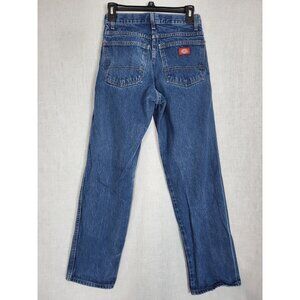 Dickies Work Jeans Men's 28 X 32 Regular Fit Med Blue Denim Straight Leg